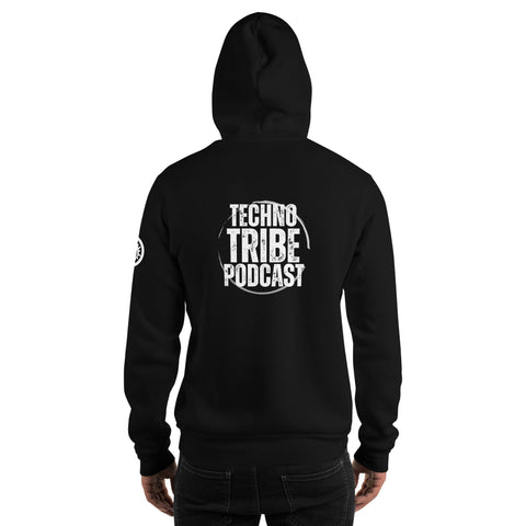 TECHNO TRIBE PODCAST 11 MEN'S PREMIUM HOODIE TIGER SPIRIT MEGASTORE 