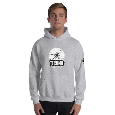 TECHNO TRIBE PODCAST 11 MEN'S PREMIUM HOODIE TIGER SPIRIT MEGASTORE Sport Grey S 