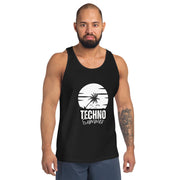 TECHNO TRIBE PODCAST 11 MEN'S PREMIUM TANK TOP TIGER SPIRIT MEGASTORE XS 