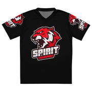 TIGER SPIRIT ROAR PRO BLACKOUT MEN'S ADULT & TEEN DRI-FIT V-NECK T-SHIRT TIGER SPIRIT MEGASTORE 