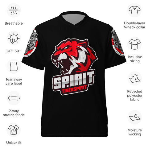 TIGER SPIRIT SWAT CLASSIC PRO V-NECK UNISEX DRI FIT ADULT & TEEN TIGER SPIRIT MEGASTORE 