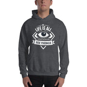 MENS ATHLEISURE HOODIE THE SUCCESS MERCH Dark Heather S 