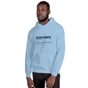 MENS HOODIE DICTIONARY EXCELLENCE MOTIVATIONAL QUOTES HOODIES THE SUCCESS MERCH Light Blue S 