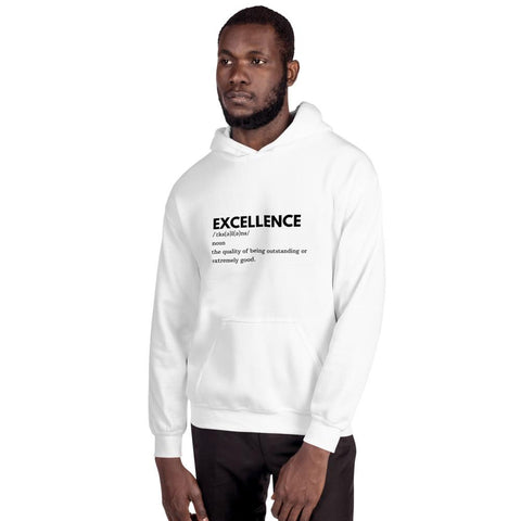 MENS HOODIE DICTIONARY EXCELLENCE MOTIVATIONAL QUOTES HOODIES THE SUCCESS MERCH White S 