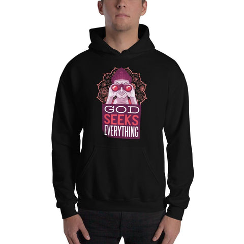 MENS HOODIE GOD SEEKS EVERYTHING MOTIVATIONAL QUOTES HOODIES THE SUCCESS MERCH Black S 
