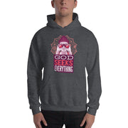MENS HOODIE GOD SEEKS EVERYTHING MOTIVATIONAL QUOTES HOODIES THE SUCCESS MERCH Dark Heather S 