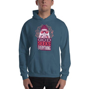 MENS HOODIE GOD SEEKS EVERYTHING MOTIVATIONAL QUOTES HOODIES THE SUCCESS MERCH Indigo Blue S 