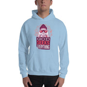 MENS HOODIE GOD SEEKS EVERYTHING MOTIVATIONAL QUOTES HOODIES THE SUCCESS MERCH Light Blue S 