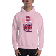 MENS HOODIE GOD SEEKS EVERYTHING MOTIVATIONAL QUOTES HOODIES THE SUCCESS MERCH Light Pink S 