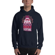 MENS HOODIE GOD SEEKS EVERYTHING MOTIVATIONAL QUOTES HOODIES THE SUCCESS MERCH Navy S 