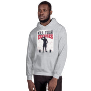 MENS HOODIE MENS KILL YOUR EXCUSES MOTIVATIONAL QUOTES HOODIES THE SUCCESS MERCH Sport Grey S 