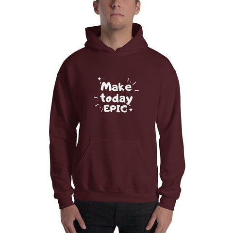 MENS HOODIE MOTIVATIONAL QUOTES HOODIES THE SUCCESS MERCH Maroon S 