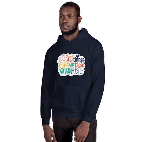 MENS HOODIE MOTIVATIONAL QUOTES HOODIES THE SUCCESS MERCH Navy S 