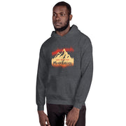 MENS HOODIE ONE WITH THE MOUNTAINS MOTIVATIONAL QUOTES HOODIES THE SUCCESS MERCH Dark Heather S 