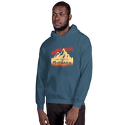 MENS HOODIE ONE WITH THE MOUNTAINS MOTIVATIONAL QUOTES HOODIES THE SUCCESS MERCH Indigo Blue S 