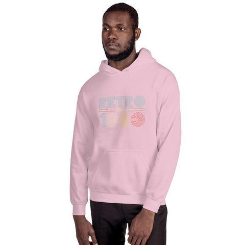 MENS HOODIE RETRO 1980 MOTIVATIONAL QUOTES HOODIES THE SUCCESS MERCH Light Pink S 