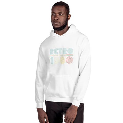 MENS HOODIE RETRO 1980 MOTIVATIONAL QUOTES HOODIES THE SUCCESS MERCH White S 