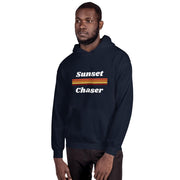 MENS HOODIE SUNSET CHASER MOTIVATIONAL QUOTES HOODIES THE SUCCESS MERCH Navy S 