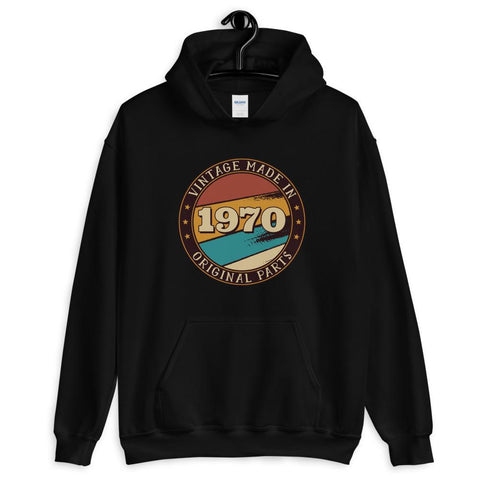 MENS HOODIE VINTAGE MADE IN 1970 MOTIVATIONAL QUOTES HOODIES THE SUCCESS MERCH 