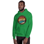 MENS HOODIE VINTAGE MADE IN 1970 MOTIVATIONAL QUOTES HOODIES THE SUCCESS MERCH Irish Green S 