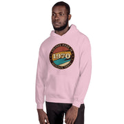 MENS HOODIE VINTAGE MADE IN 1970 MOTIVATIONAL QUOTES HOODIES THE SUCCESS MERCH Light Pink S 