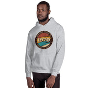 MENS HOODIE VINTAGE MADE IN 1970 MOTIVATIONAL QUOTES HOODIES THE SUCCESS MERCH Sport Grey S 
