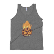 MENS IRON FIRES ME UP TANK TOP MOTIVATIONAL QUOTES T-SHIRTS THE SUCCESS MERCH Athletic Grey S 