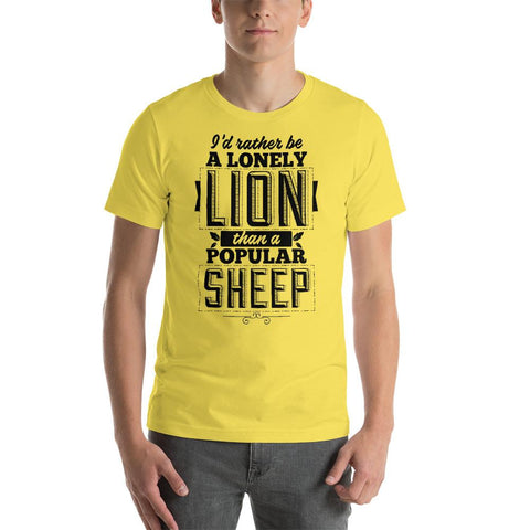 MENS PREMIUM ATHLEISURE T-SHIRT THE SUCCESS MERCH Yellow S 