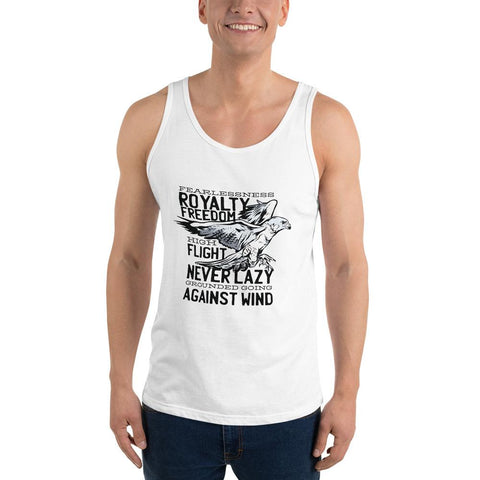 MENS PREMIUM TANK TOP THE SUCCESS MERCH White XS 