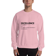 MENS SWEATSHIRT DICTIONARY EXCELLENCE MOTIVATIONAL QUOTES SWEATSHIRTS THE SUCCESS MERCH Light Pink S 
