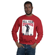 MENS SWEATSHIRT KILL YOUR EXCUSES MOTIVATIONAL QUOTES SWEATSHIRTS THE SUCCESS MERCH Red S 