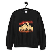 MENS SWEATSHIRT ONE WITH THE MOUNTAINS MOTIVATIONAL QUOTES SWEATSHIRTS THE SUCCESS MERCH 