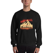 MENS SWEATSHIRT ONE WITH THE MOUNTAINS MOTIVATIONAL QUOTES SWEATSHIRTS THE SUCCESS MERCH Black S 