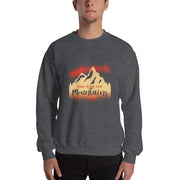 MENS SWEATSHIRT ONE WITH THE MOUNTAINS MOTIVATIONAL QUOTES SWEATSHIRTS THE SUCCESS MERCH Dark Heather S 