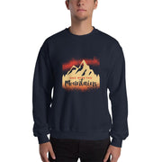 MENS SWEATSHIRT ONE WITH THE MOUNTAINS MOTIVATIONAL QUOTES SWEATSHIRTS THE SUCCESS MERCH Navy S 