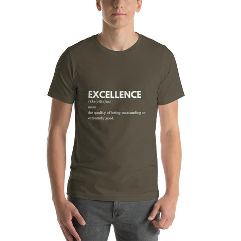 MENS T-SHIRT DICTIONARY EXCELLENCE MOTIVATIONAL QUOTES T-SHIRTS THE SUCCESS MERCH Army S 