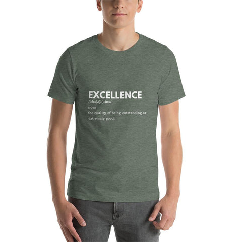 MENS T-SHIRT DICTIONARY EXCELLENCE MOTIVATIONAL QUOTES T-SHIRTS THE SUCCESS MERCH Heather Forest S 