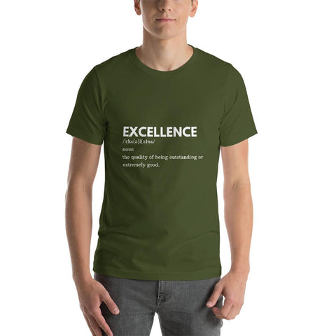 MENS T-SHIRT DICTIONARY EXCELLENCE MOTIVATIONAL QUOTES T-SHIRTS THE SUCCESS MERCH Olive S 
