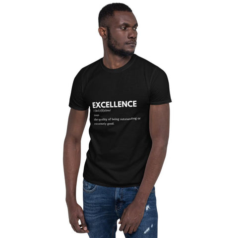 MENS T-SHIRT DICTIONARY TEE EXCELLENCE MOTIVATIONAL QUOTES T-SHIRTS THE SUCCESS MERCH Black S 