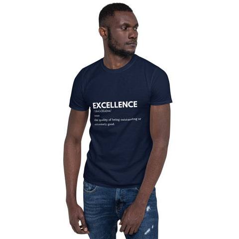 MENS T-SHIRT DICTIONARY TEE EXCELLENCE MOTIVATIONAL QUOTES T-SHIRTS THE SUCCESS MERCH Navy S 