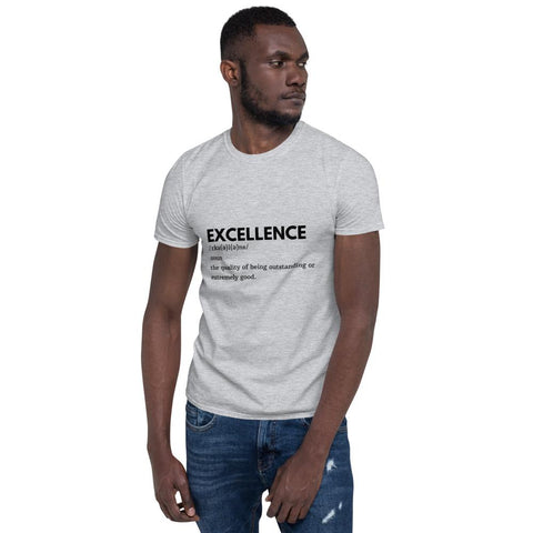 MENS T-SHIRT DICTIONARY TEE EXCELLENCE MOTIVATIONAL QUOTES T-SHIRTS THE SUCCESS MERCH Sport Grey S 