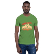 MENS T-SHIRT ONE WITH THE MOUNTAINS MOTIVATIONAL QUOTES T-SHIRTS THE SUCCESS MERCH Leaf S 