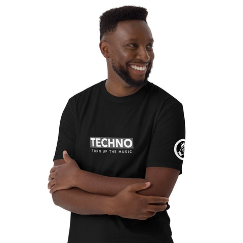 TECHNO TRIBE BLACKOUT 02 MEN'S PREMIUM T-SHIRT TIGER SPIRIT MEGASTORE 