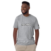 TECHNO TRIBE BLACKOUT 02 MEN'S PREMIUM T-SHIRT TIGER SPIRIT MEGASTORE Sport Grey S 