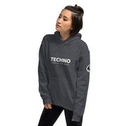 TECHNO TRIBE BLACKOUT 02 WOMEN'S PREMIUM HOODIE TIGER SPIRIT MEGASTORE 