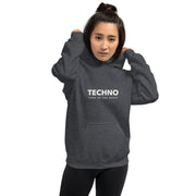 TECHNO TRIBE BLACKOUT 02 WOMEN'S PREMIUM HOODIE TIGER SPIRIT MEGASTORE Dark Heather S 