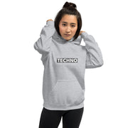 TECHNO TRIBE BLACKOUT 02 WOMEN'S PREMIUM HOODIE TIGER SPIRIT MEGASTORE Sport Grey S 