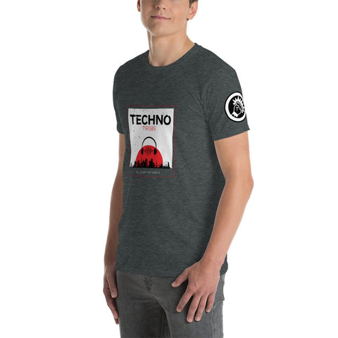 TECHNO TRIBE BLACKOUT 03 MEN'S PREMIUM T-SHIRT TIGER SPIRIT MEGASTORE 