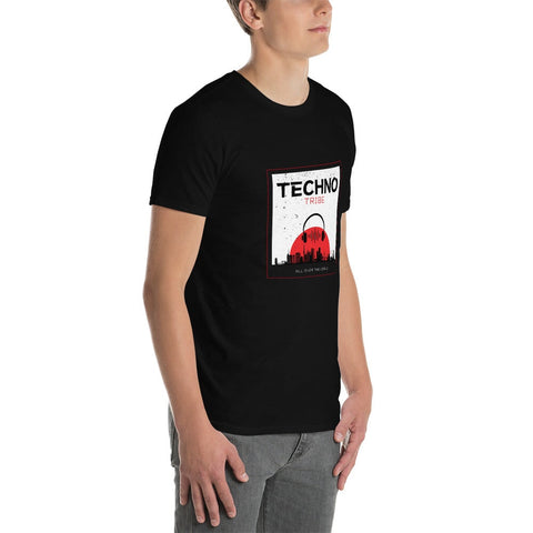 TECHNO TRIBE BLACKOUT 03 MEN'S PREMIUM T-SHIRT TIGER SPIRIT MEGASTORE 