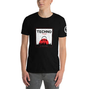 TECHNO TRIBE BLACKOUT 03 MEN'S PREMIUM T-SHIRT TIGER SPIRIT MEGASTORE Black S 